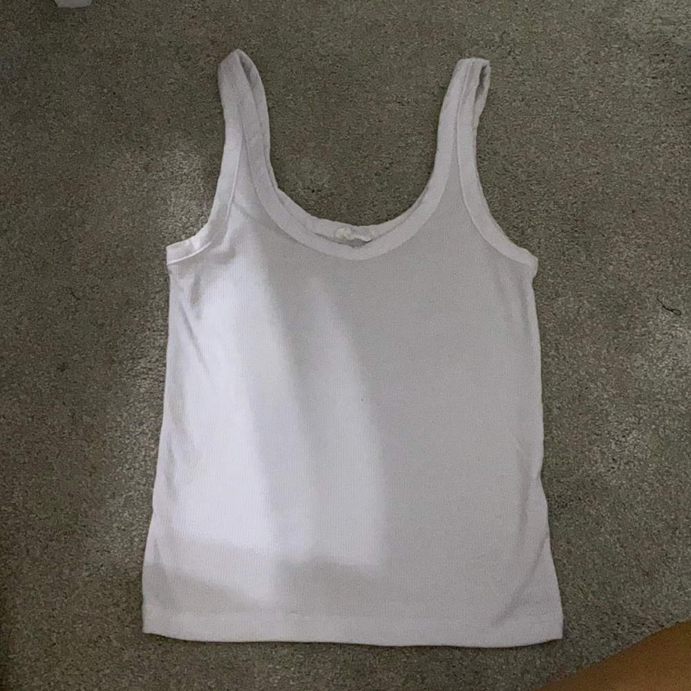 White cotton on tank top